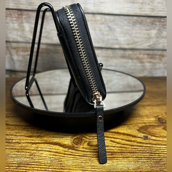 Kate Spade - Black Pebbled Leather Sam Wallet - Picture 3 of 9